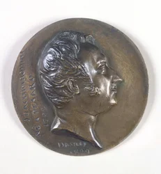Medallionporträt von Gioacchino Rossini (1792-1868) 1829